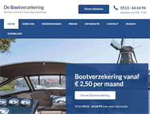 Tablet Screenshot of debootverzekering.nl